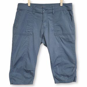 Prana Blue Mid Rise Shorts 12